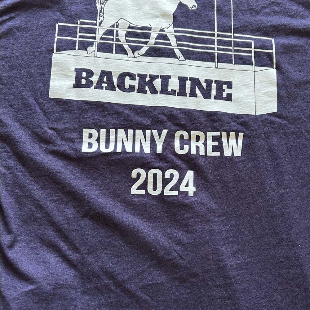 Bad Bunny Official Crew Navy tee